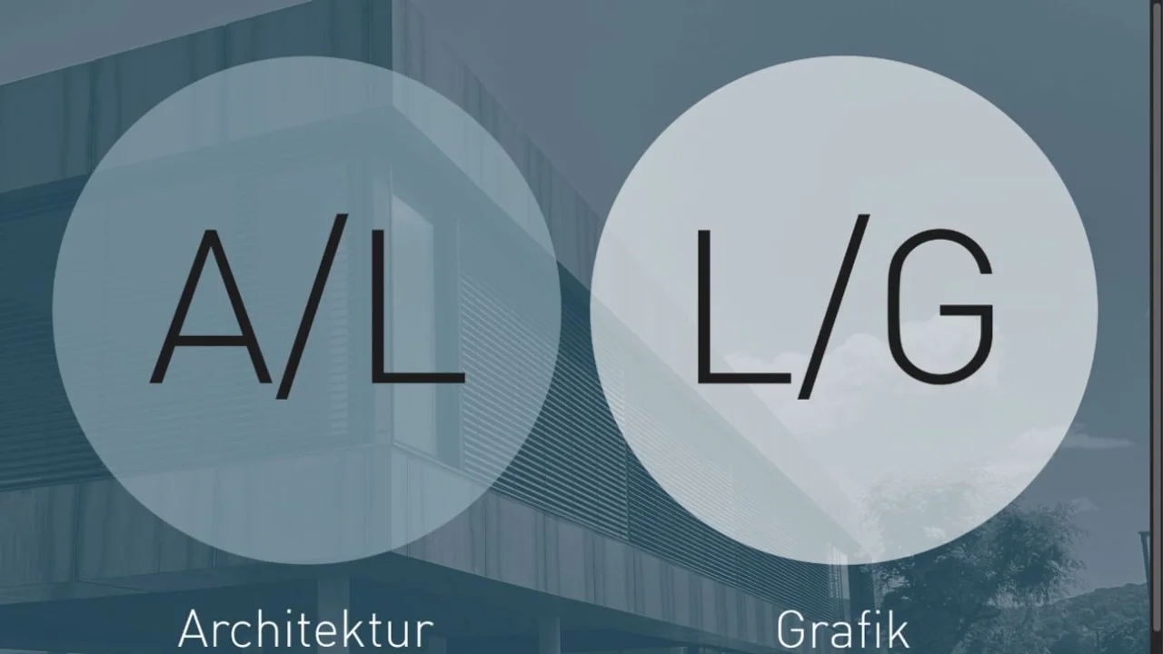 Screenshot der Website von Lüdtke Architektur und Grafik